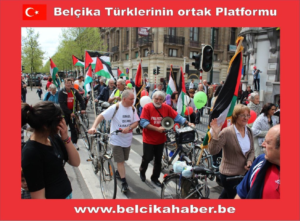 1 MAYIS BRÜKSEL'DE DE KUTLANDI