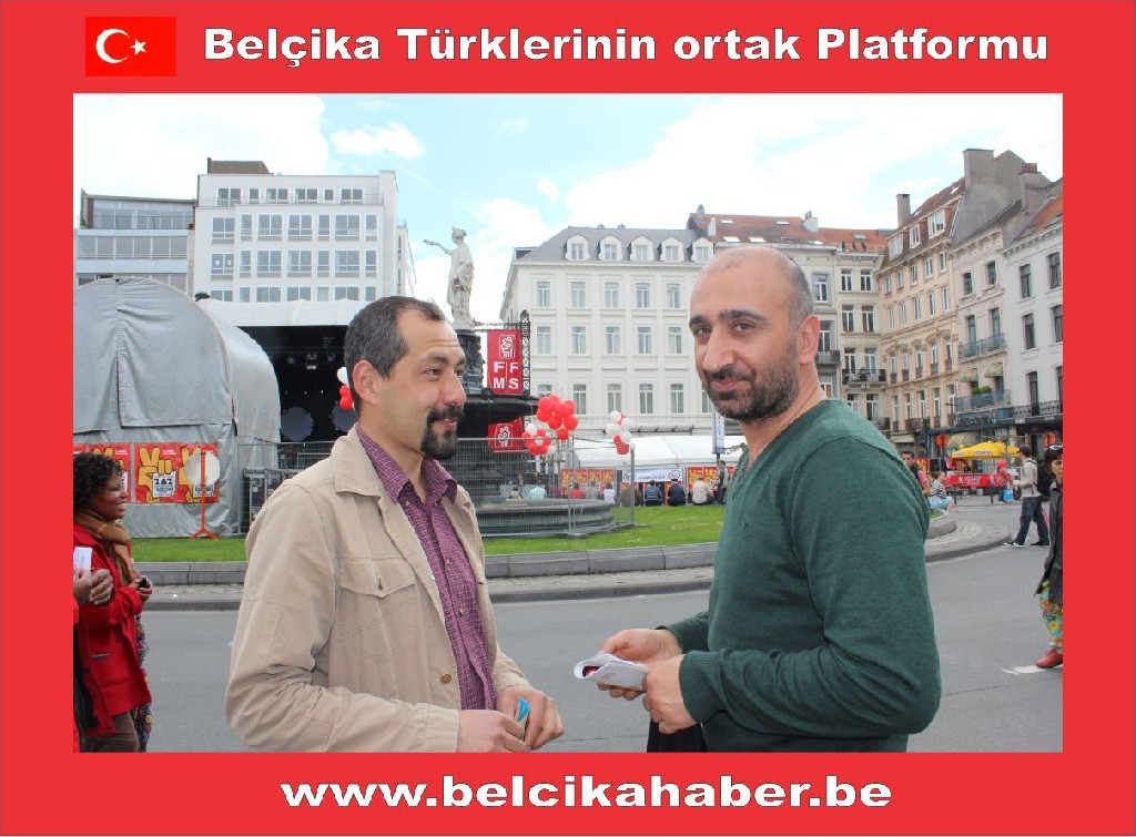1 MAYIS BRÜKSEL'DE DE KUTLANDI