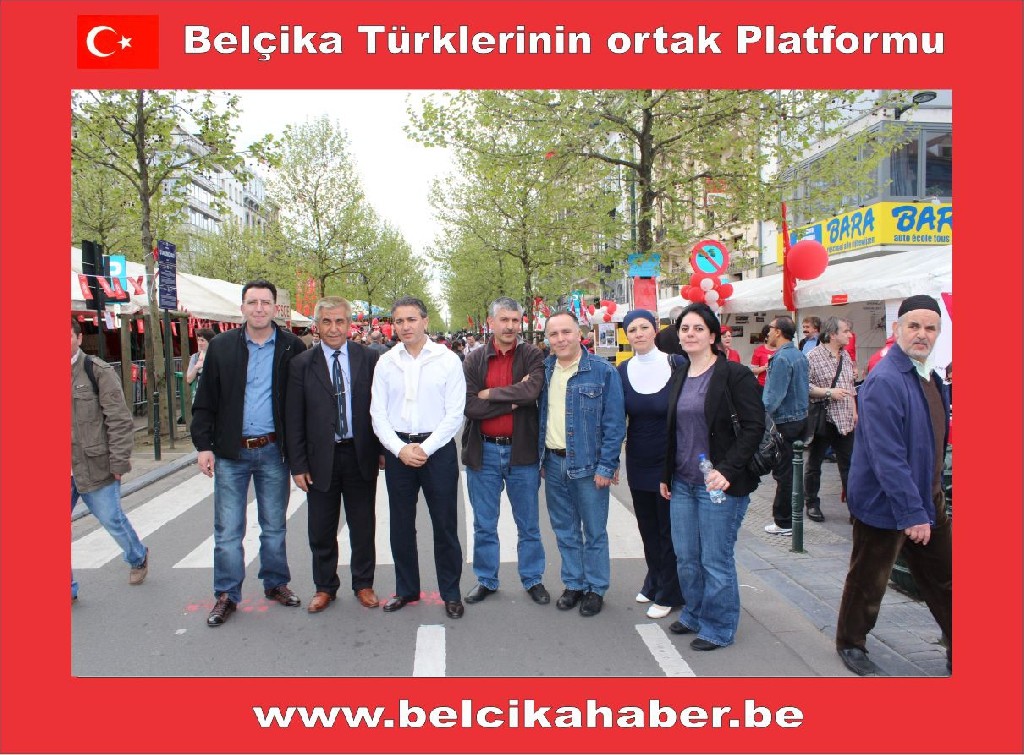 1 MAYIS BRÜKSEL'DE DE KUTLANDI