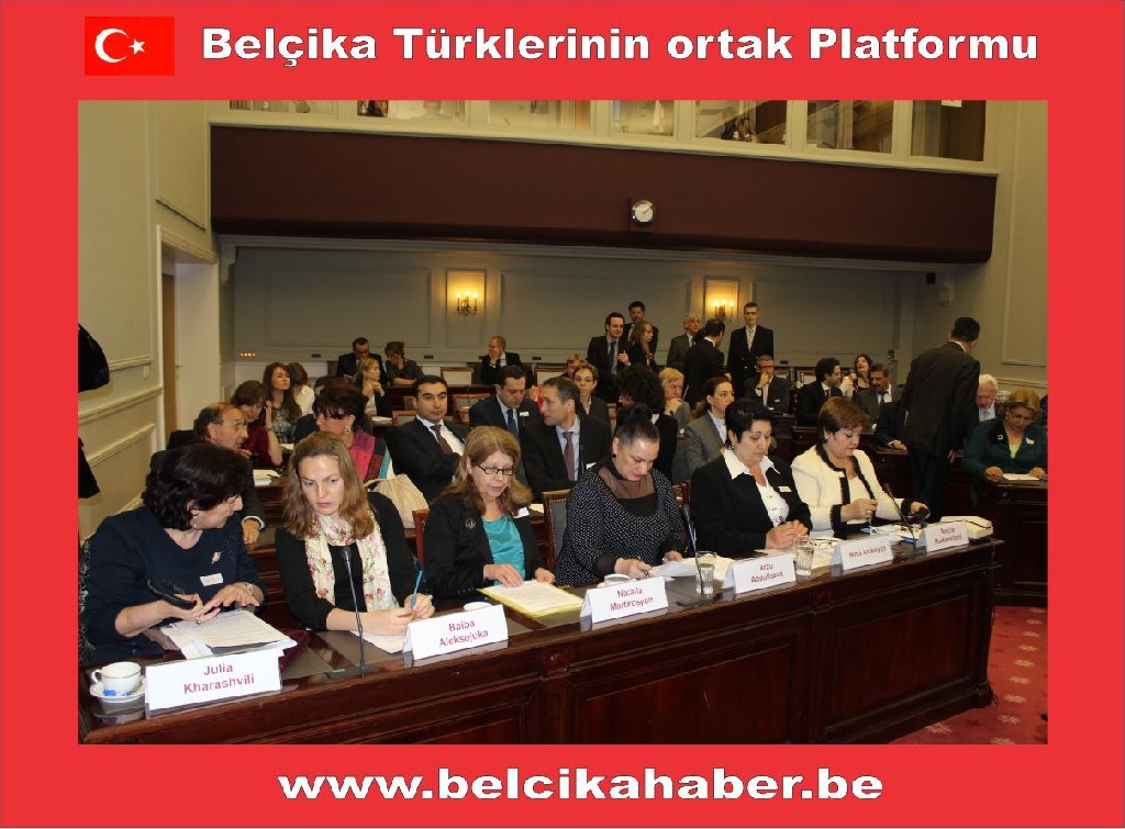 KAFKAS KADIN KURULUŞLARI BELÇİKA SENATOSUNDA BİRARAYA GELDİ