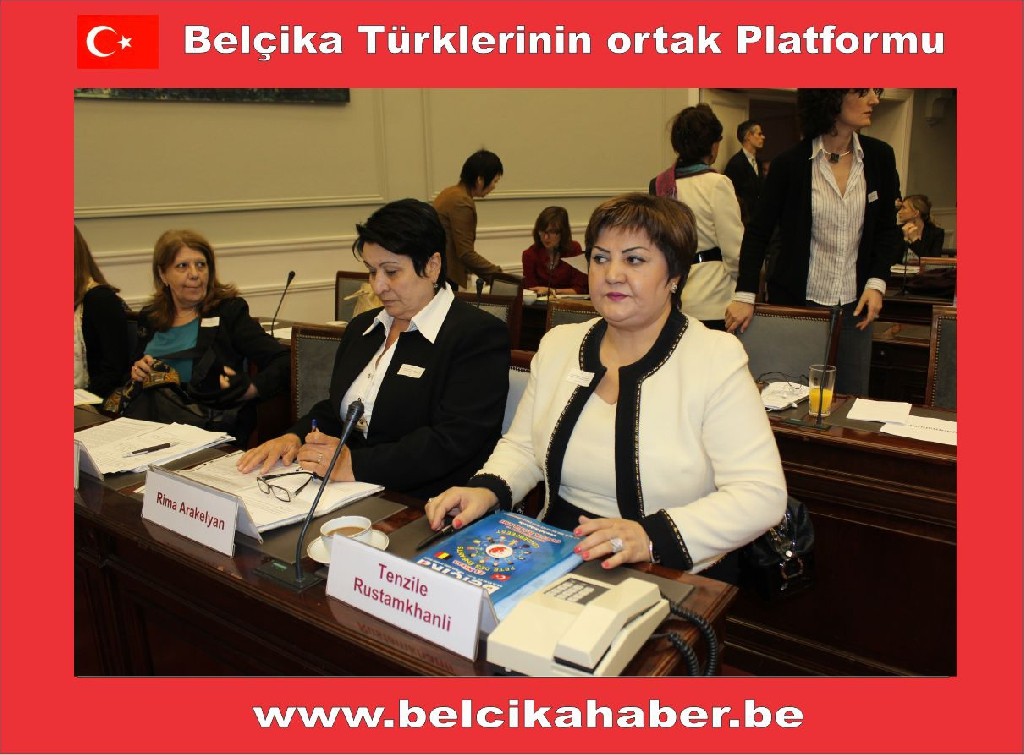 KAFKAS KADIN KURULUŞLARI BELÇİKA SENATOSUNDA BİRARAYA GELDİ