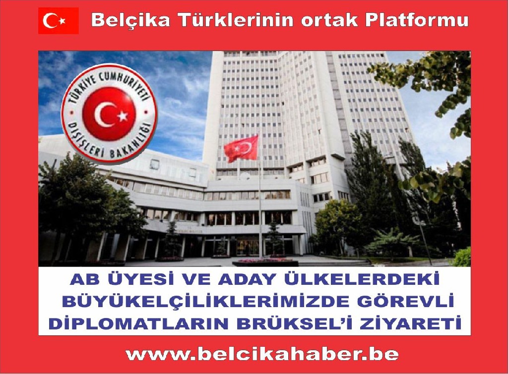 AB ÜYESİ VE ADAY ÜLKELERDEKİ BÜYÜKELÇİLİKLERİMİZDE GÖREVLİ DİPLOMATLARIN BRÜKSEL’İ ZİYARETİ