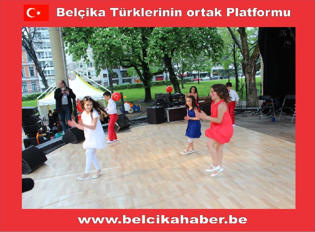 LİEGE TÜRK FESTİVALİ VE 23 NİSAN KUTLAMASI COŞKULUYDU
