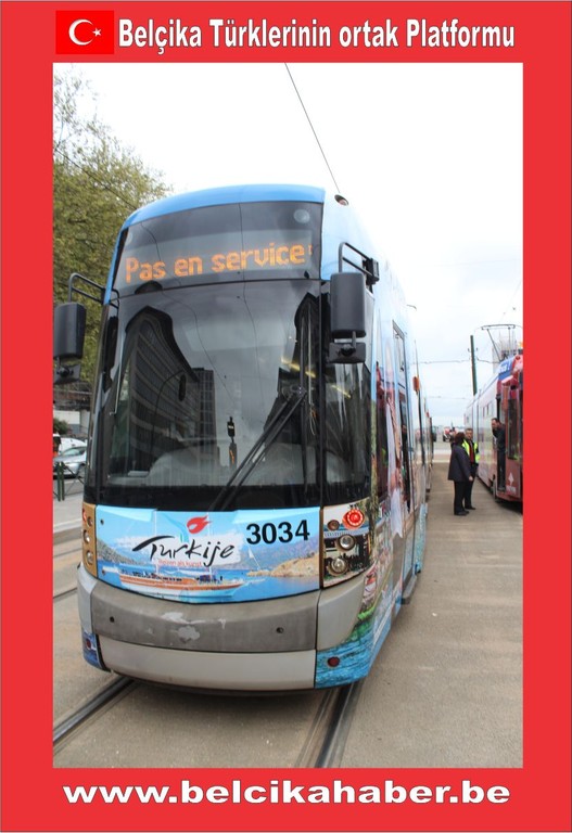TRAMVAYLAR 3 AY 'DAN BERİ BRÜKSEL'DE TÜRKİYE'Yİ TANITIYOR