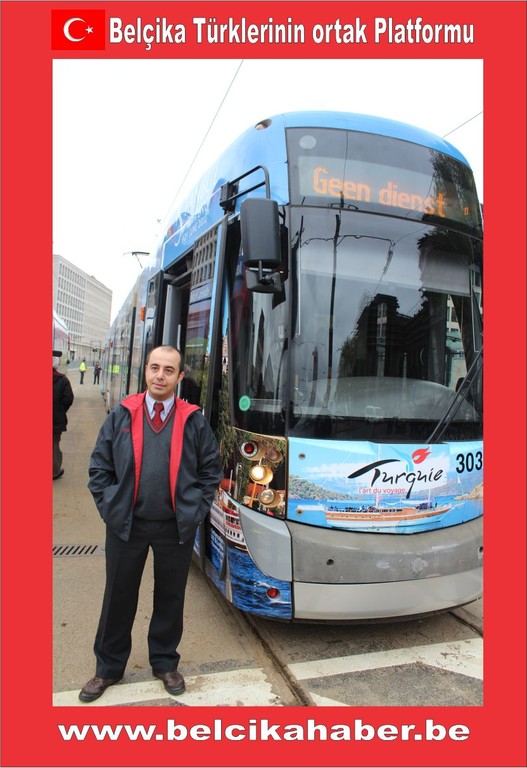 TRAMVAYLAR 3 AY 'DAN BERİ BRÜKSEL'DE TÜRKİYE'Yİ TANITIYOR