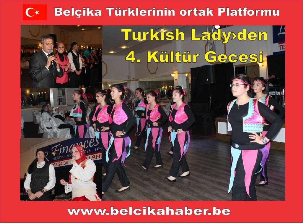 TURKISH LADY 4. KÜLTÜR GECESİ HALAYLARLA KUTLANDI