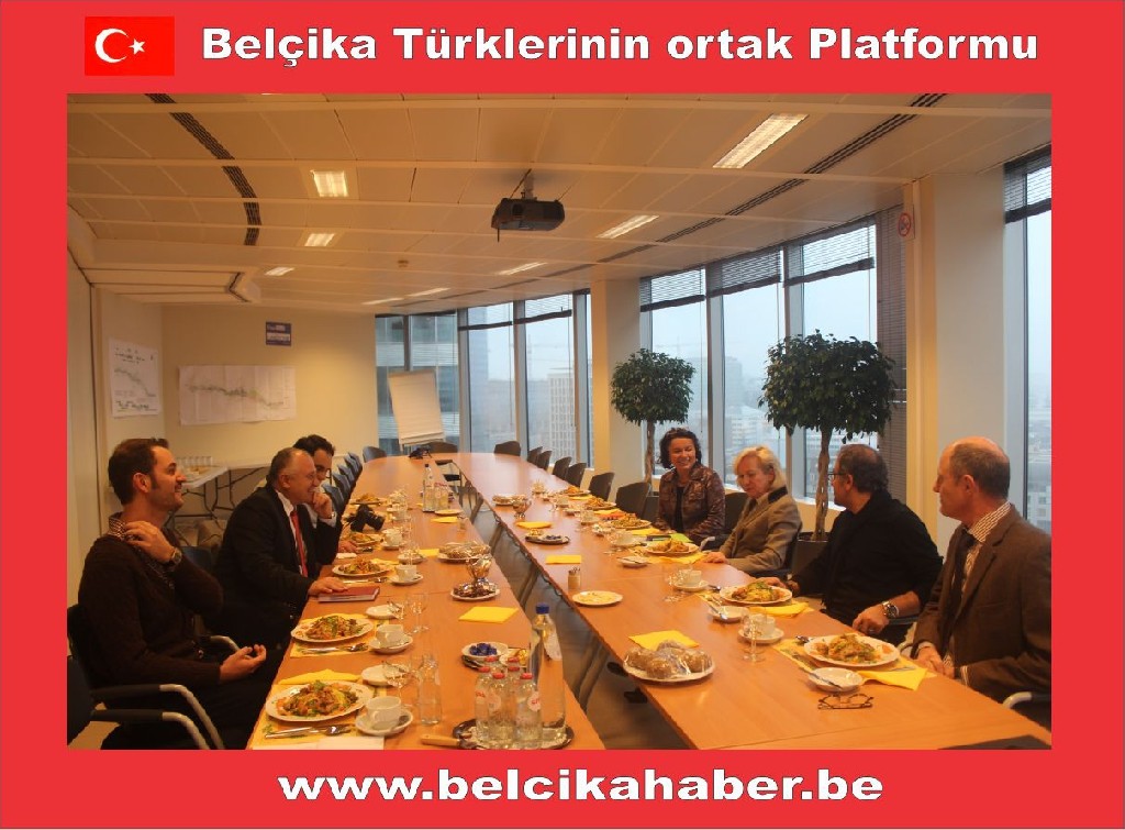 BAKAN BRIGITTE GROUWELS TÜRK BASIN MENSUPLARIYLA BULUŞTU