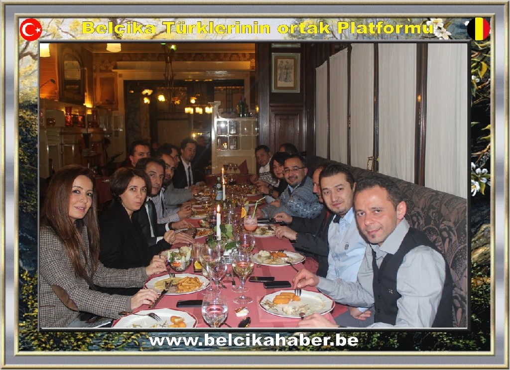BAŞKAN YARDIMCISI KÖSE 'BELÇİKA TÜRK BASININDA HİZMET VEREN GAZETECİLERE YEMEK VERDİ'