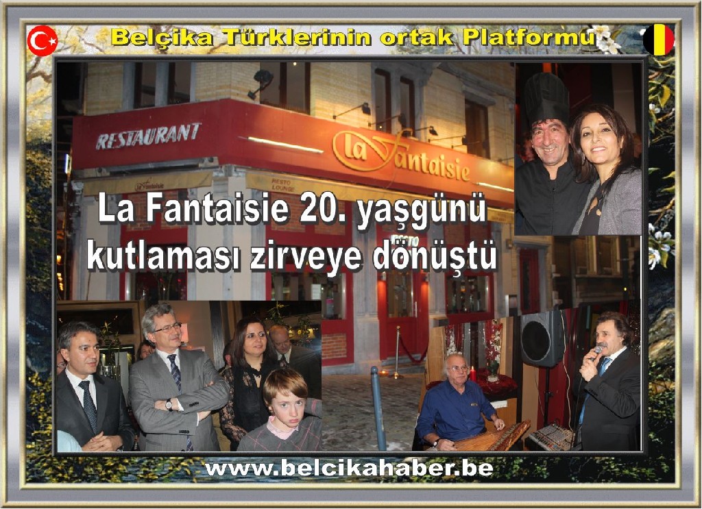'LA FANTAISIE' RESTAURANT 20. YILINI KUTLADI