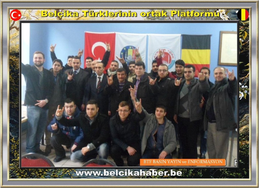 Belçika Türk Federasyon, Rheinhausen Ülkü Ocağı Gençlik Kolunu misafir etti