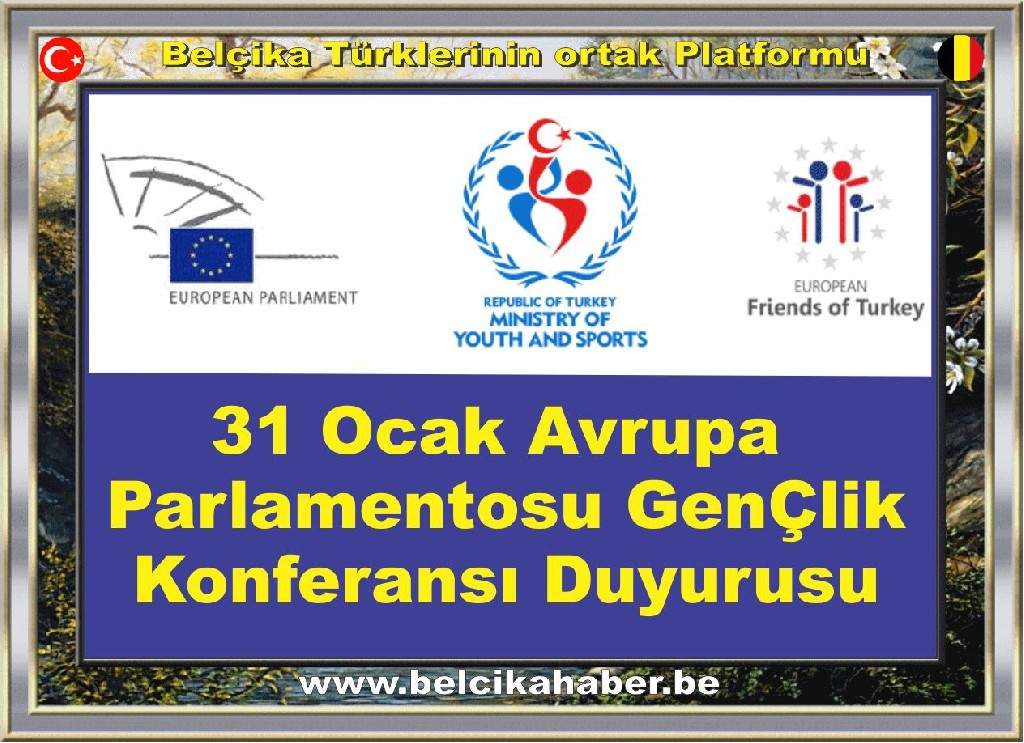 31 Ocak Avrupa Parlamento​su Gençlik Konferansı Duyurusu