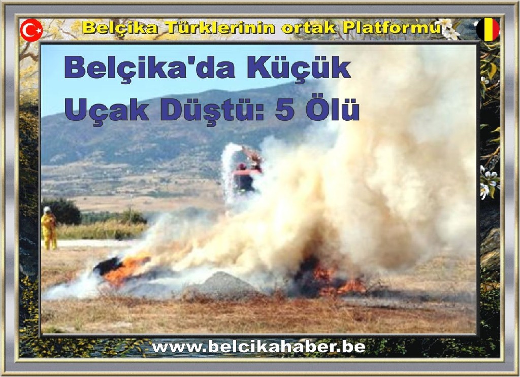 Belçika'da Küçük Uçak Düştü: 5 Ölü