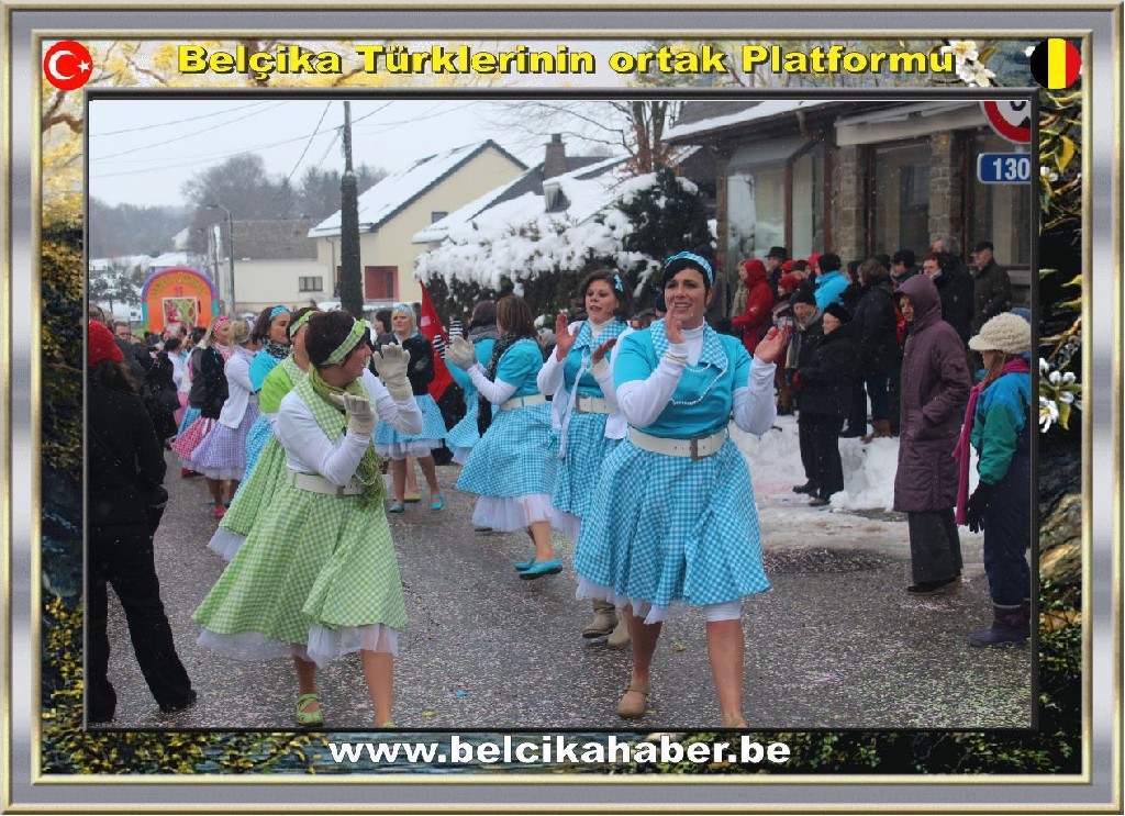 FAYMONVILLE KARNAVAL'DA TÜRK COŞKUSU YAŞANDI