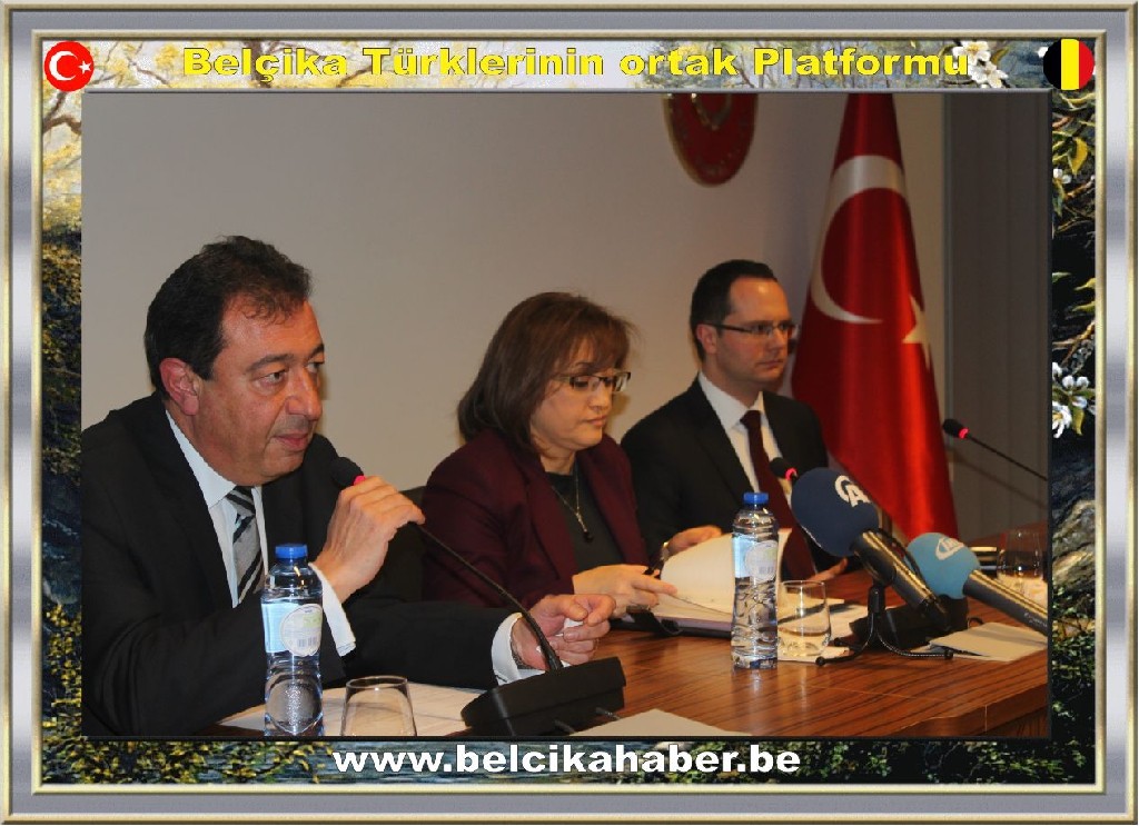 BAKAN ŞAHİN BRÜKSEL'DE STK TEMSİLCİLERİYLE GÖRÜŞTÜ