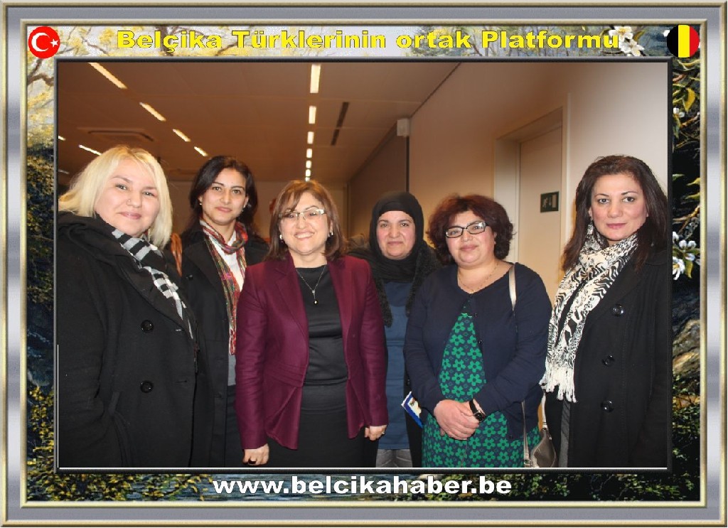 BAKAN ŞAHİN BRÜKSEL'DE STK TEMSİLCİLERİYLE GÖRÜŞTÜ