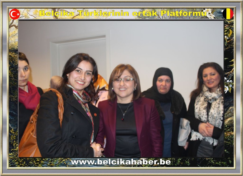 BAKAN ŞAHİN BRÜKSEL'DE STK TEMSİLCİLERİYLE GÖRÜŞTÜ
