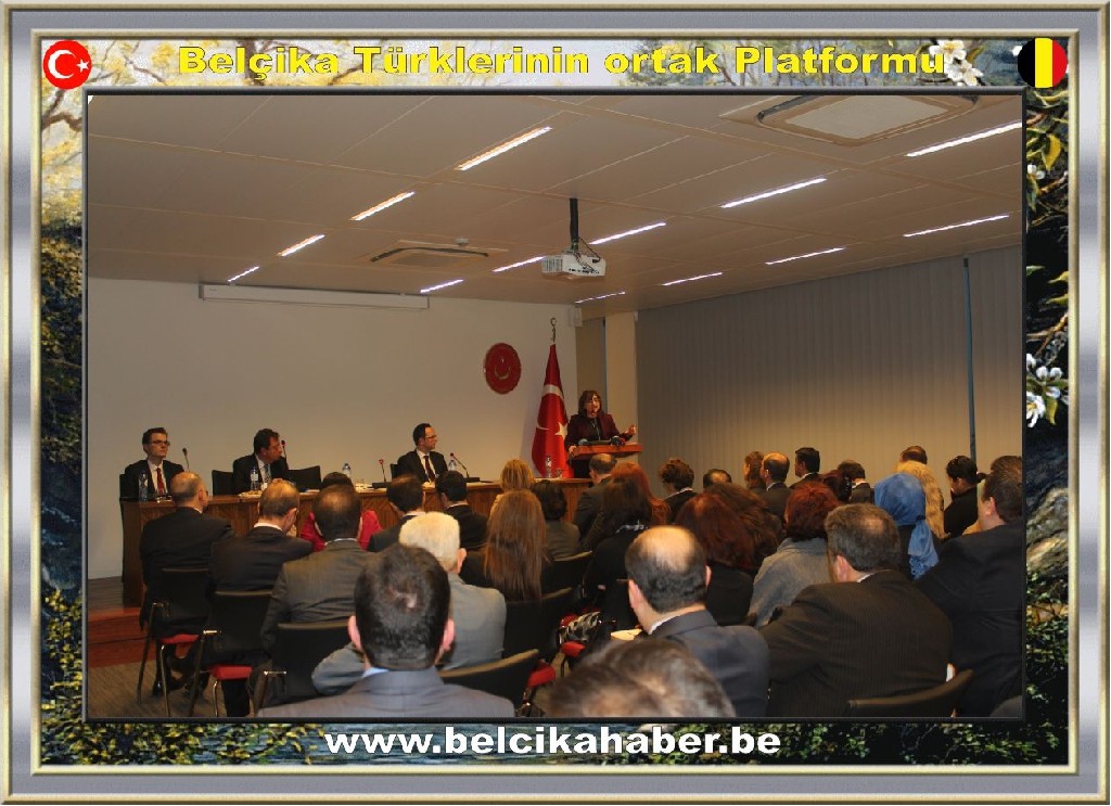BAKAN ŞAHİN BRÜKSEL'DE STK TEMSİLCİLERİYLE GÖRÜŞTÜ