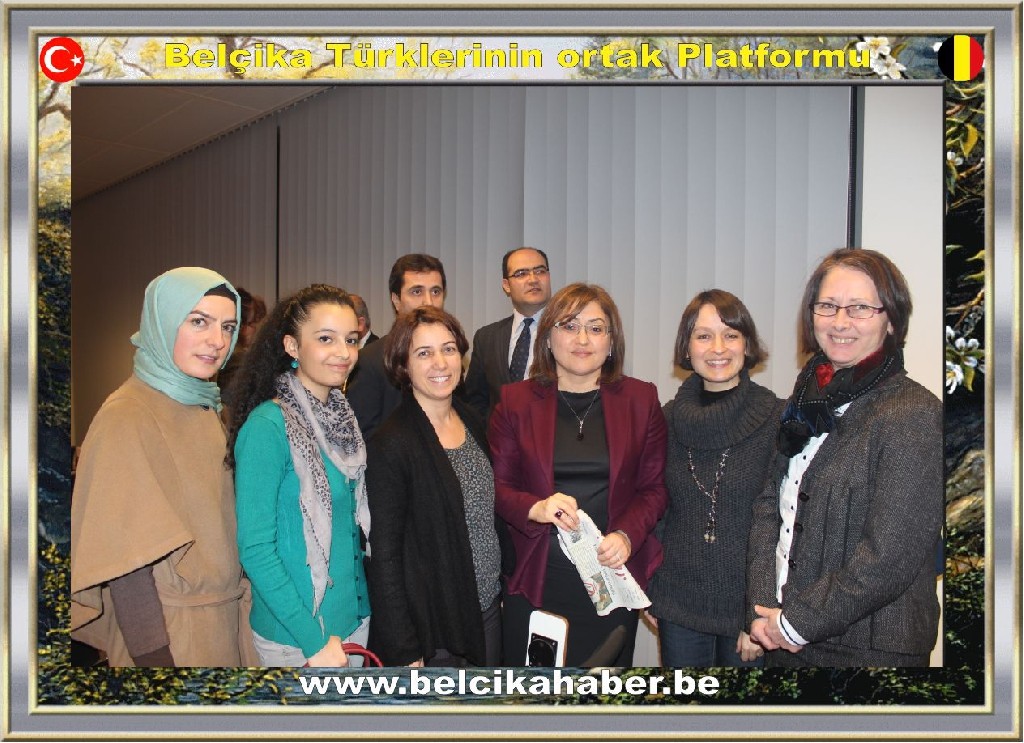 BAKAN ŞAHİN BRÜKSEL'DE STK TEMSİLCİLERİYLE GÖRÜŞTÜ
