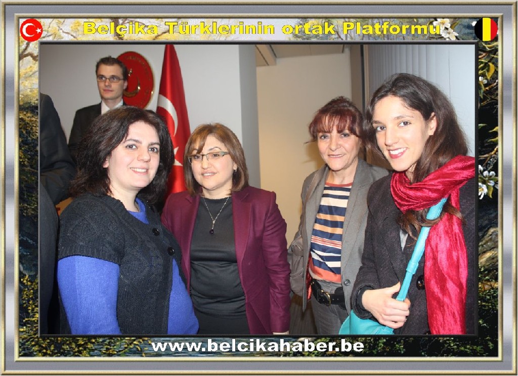 BAKAN ŞAHİN BRÜKSEL'DE STK TEMSİLCİLERİYLE GÖRÜŞTÜ