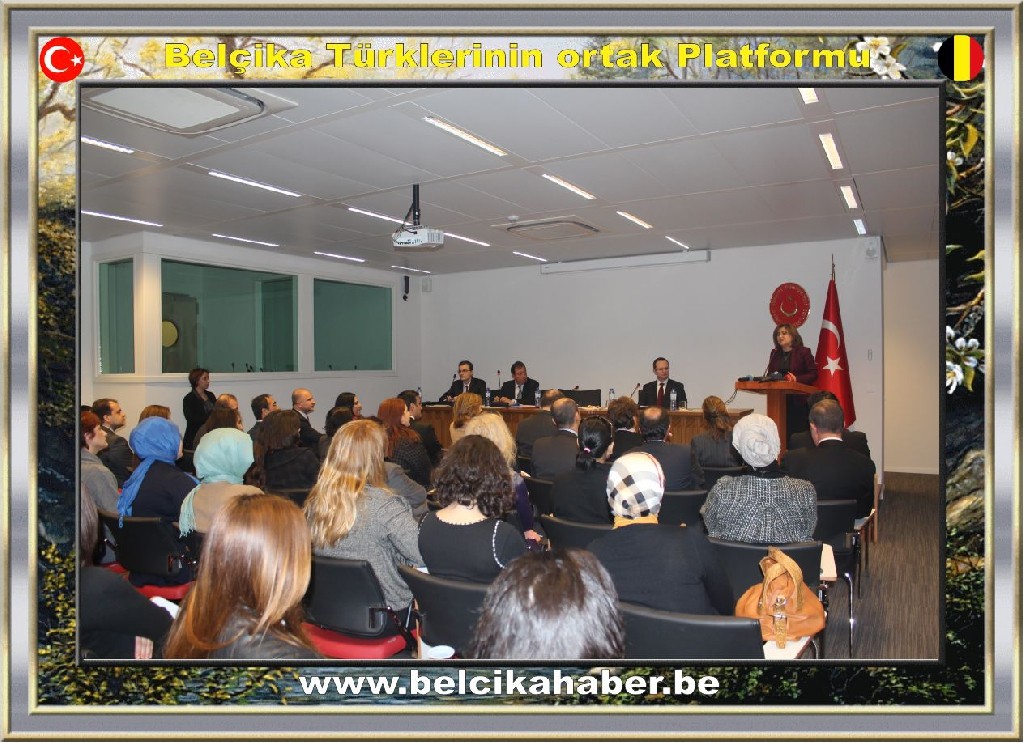 BAKAN ŞAHİN BRÜKSEL'DE STK TEMSİLCİLERİYLE GÖRÜŞTÜ