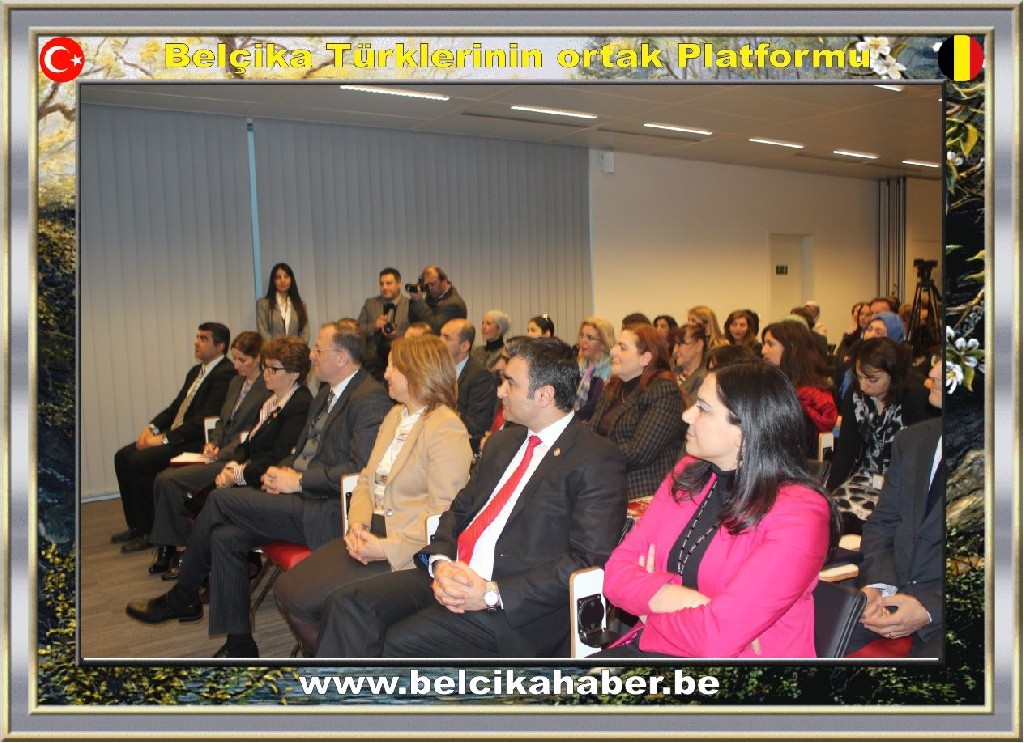 BAKAN ŞAHİN BRÜKSEL'DE STK TEMSİLCİLERİYLE GÖRÜŞTÜ