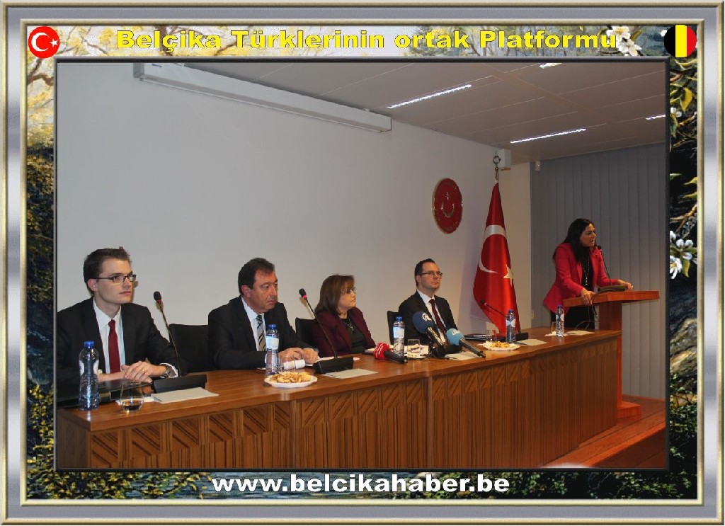 BAKAN ŞAHİN BRÜKSEL'DE STK TEMSİLCİLERİYLE GÖRÜŞTÜ