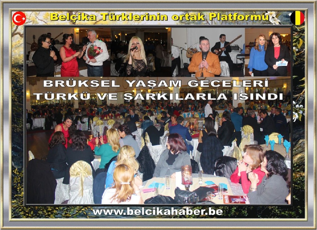 BRÜKSEL YAŞAM GECELERİ TÜRKÜ VE ŞARKILARLA ISINDI