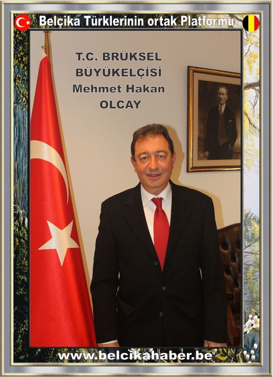 BELÇİKA HABER BE'DEN BÜYÜKELÇİ OLCAY'A NEZAKET ZİYARETİ