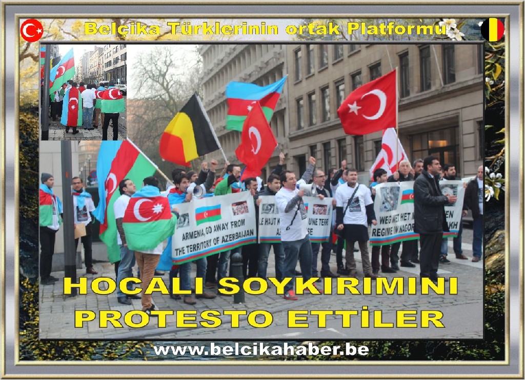 Hocalı Katliamı Brüksel'de Protesto Edildi