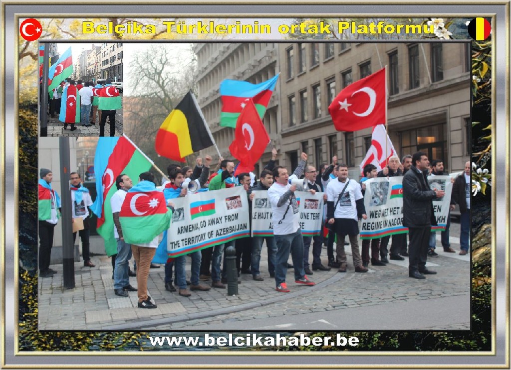 Hocalı Katliamı Brüksel'de Protesto Edildi