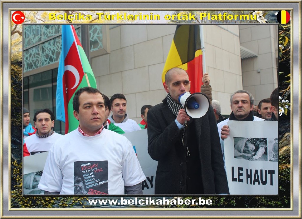 Hocalı Katliamı Brüksel'de Protesto Edildi