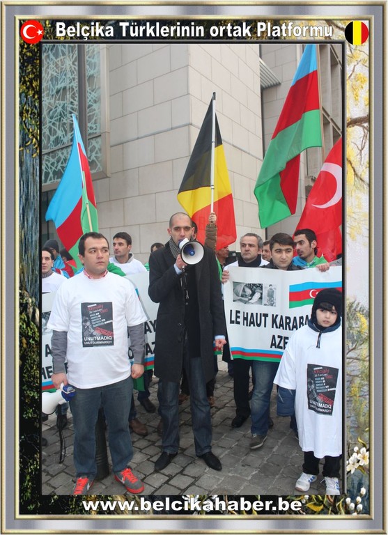 Hocalı Katliamı Brüksel'de Protesto Edildi