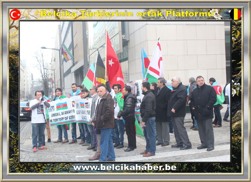 Hocalı Katliamı Brüksel'de Protesto Edildi