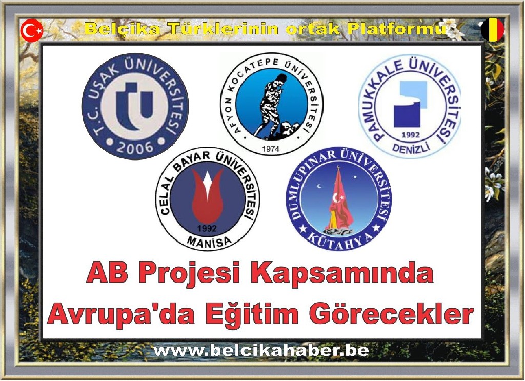AB Projesi Kapsamında Avrupa'da Eğitim Görecekl