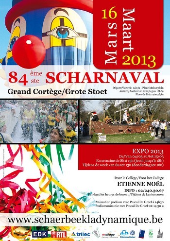 UNUTMAYINIZ! SCHAERBEEK KARNAVALI 16  MART'TA