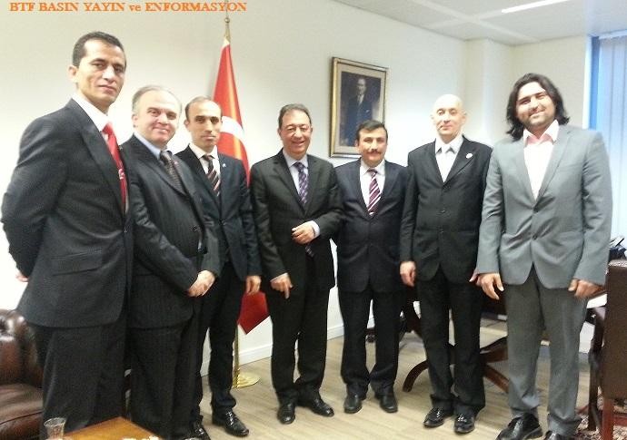 BTF YONETIMI BÜYÜKELCI OLCAYI ZIYARET ETTI