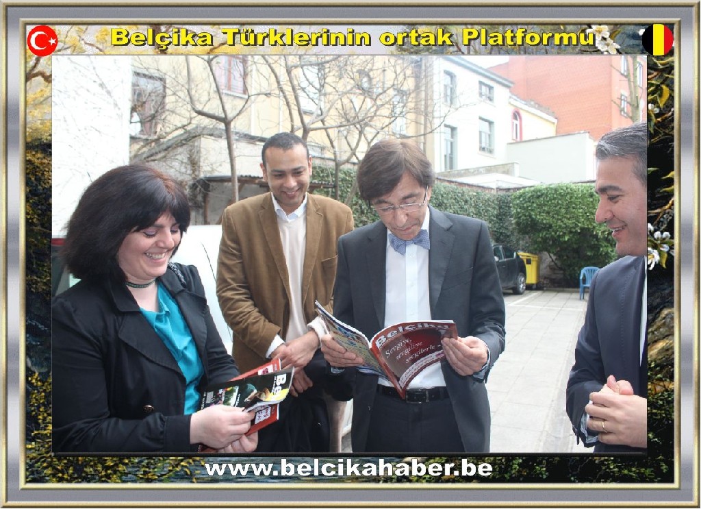 DERGİMİZİ FEDERAL BAŞBAKAN ELİO Dİ RUPO›YA TAKDİM ETTİK