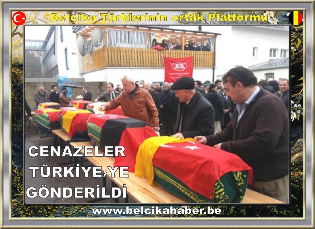 Almanya'daki Yangın Faciasında Ölenler İçin Cenaze Namazı Kılındı