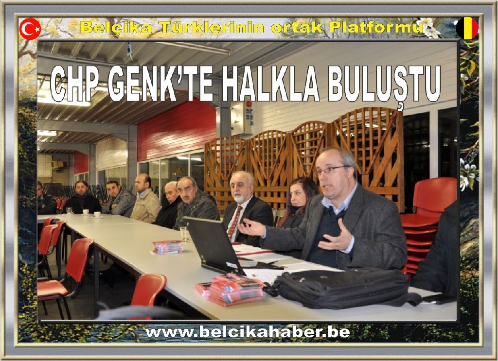 CHP GENK’TE HALKLA BULUŞTU