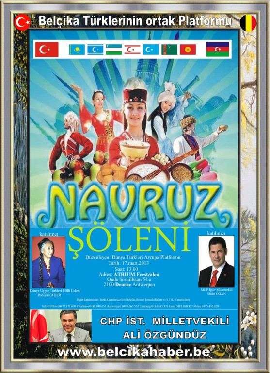 DÜTAP'IN NEVRUZ ŞÖLENİ BUGÜN ANVERS'DE KUTLANACAK