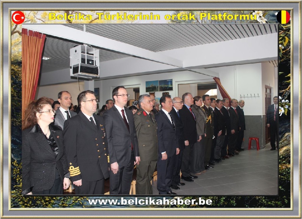 ÇANAKKALE ŞEHİTLERİ BRÜKSEL'DE ANILDI