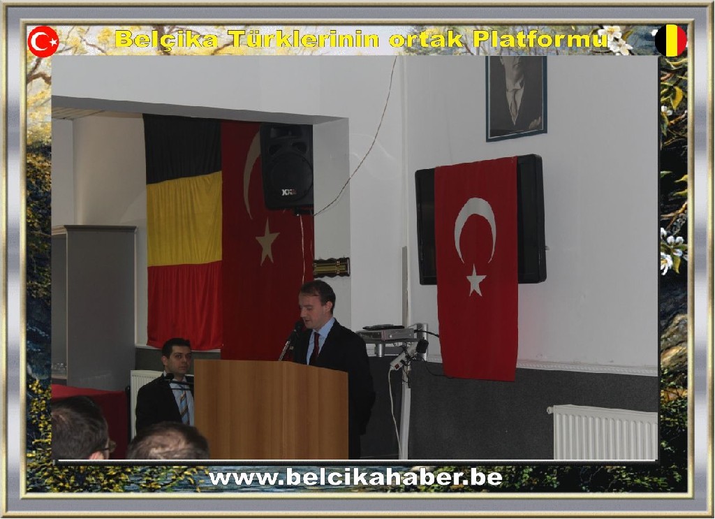 ÇANAKKALE ŞEHİTLERİ BRÜKSEL'DE ANILDI