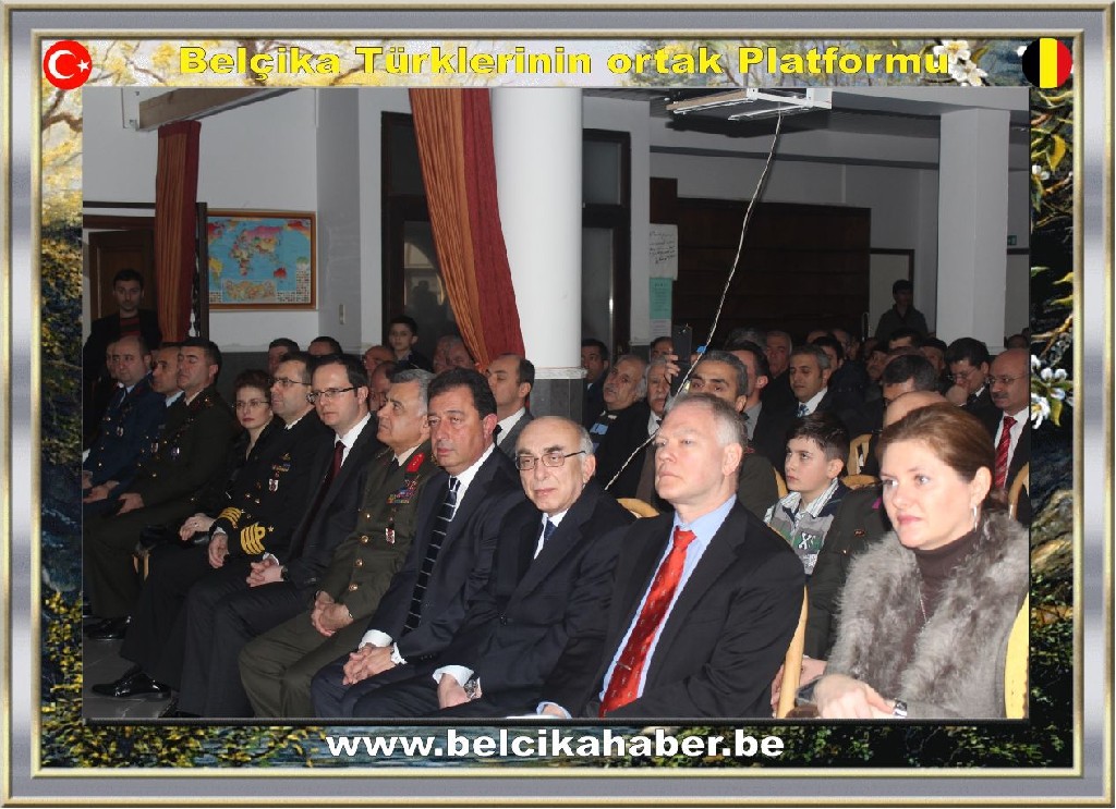 ÇANAKKALE ŞEHİTLERİ BRÜKSEL'DE ANILDI