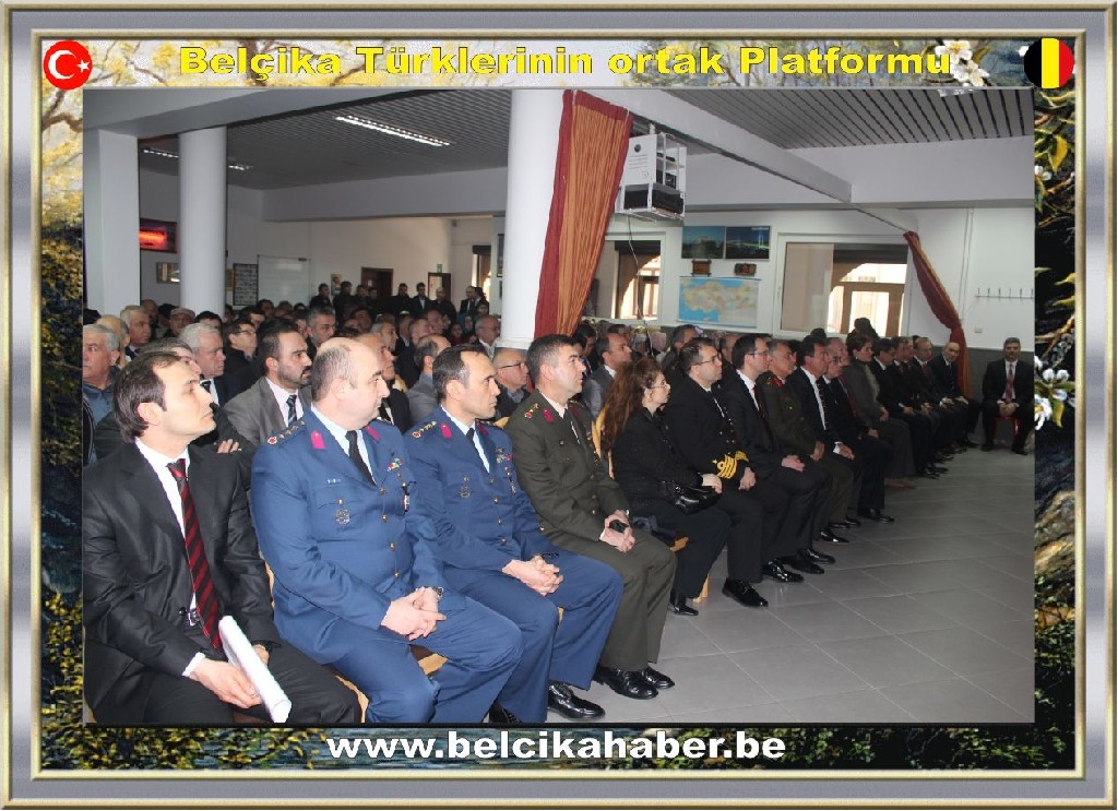 ÇANAKKALE ŞEHİTLERİ BRÜKSEL'DE ANILDI