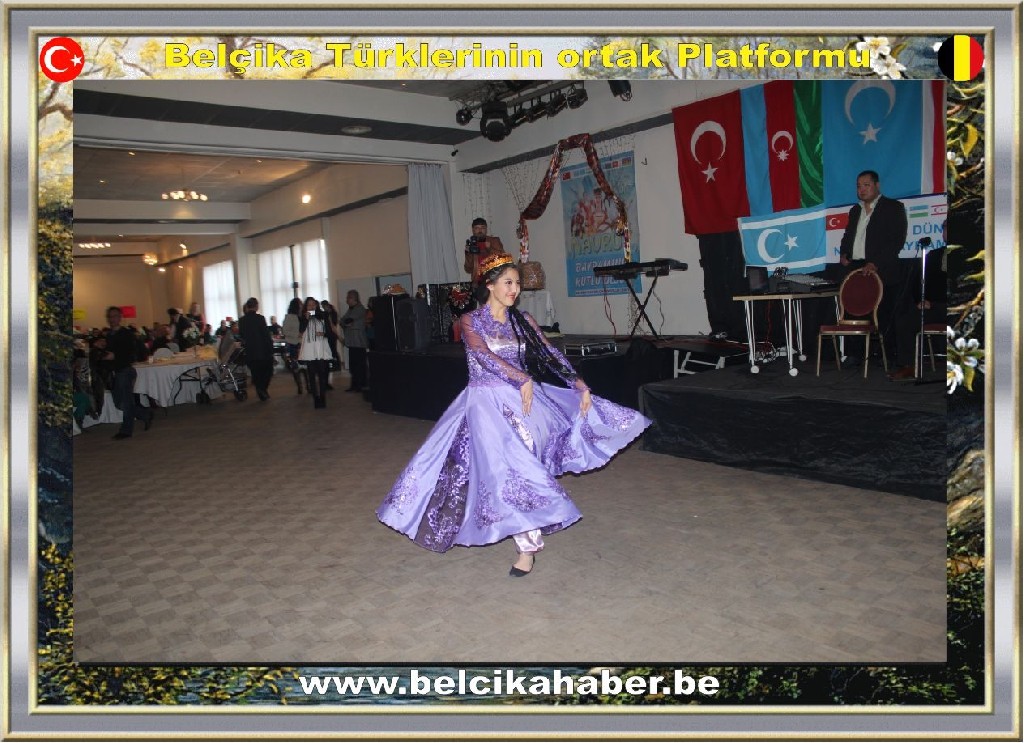 TÜRK DÜNYASI ANVERS'DE NEVRUZ BAYRAMINI COŞKUYLA KUTLADI