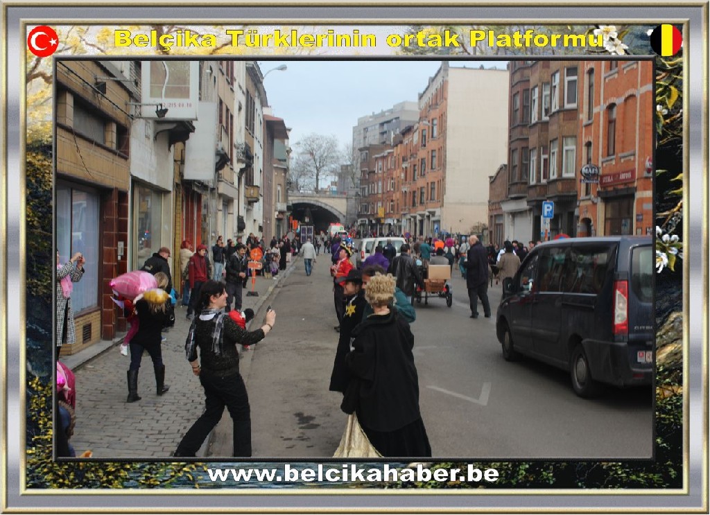 SCHAERBEEK KARNAVALINDAN RENKLİ GÖRÜNTÜLER