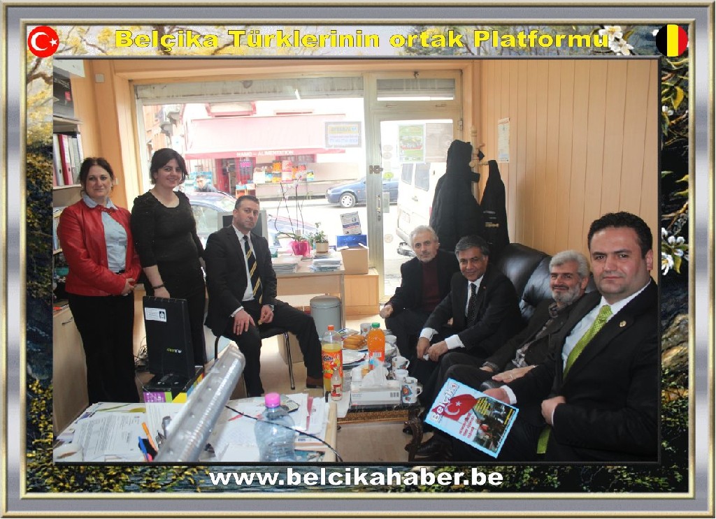 MİLLETVEKİLİ ÖZGÜNDÜZ VE BİF BELÇİKA HABER BE'Yİ ZİYARET ETTİ