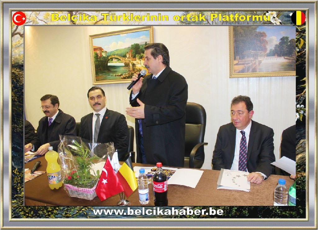 TÜMSİAD Belçika Bakan Faruk ÇELİK 'i ağırladı