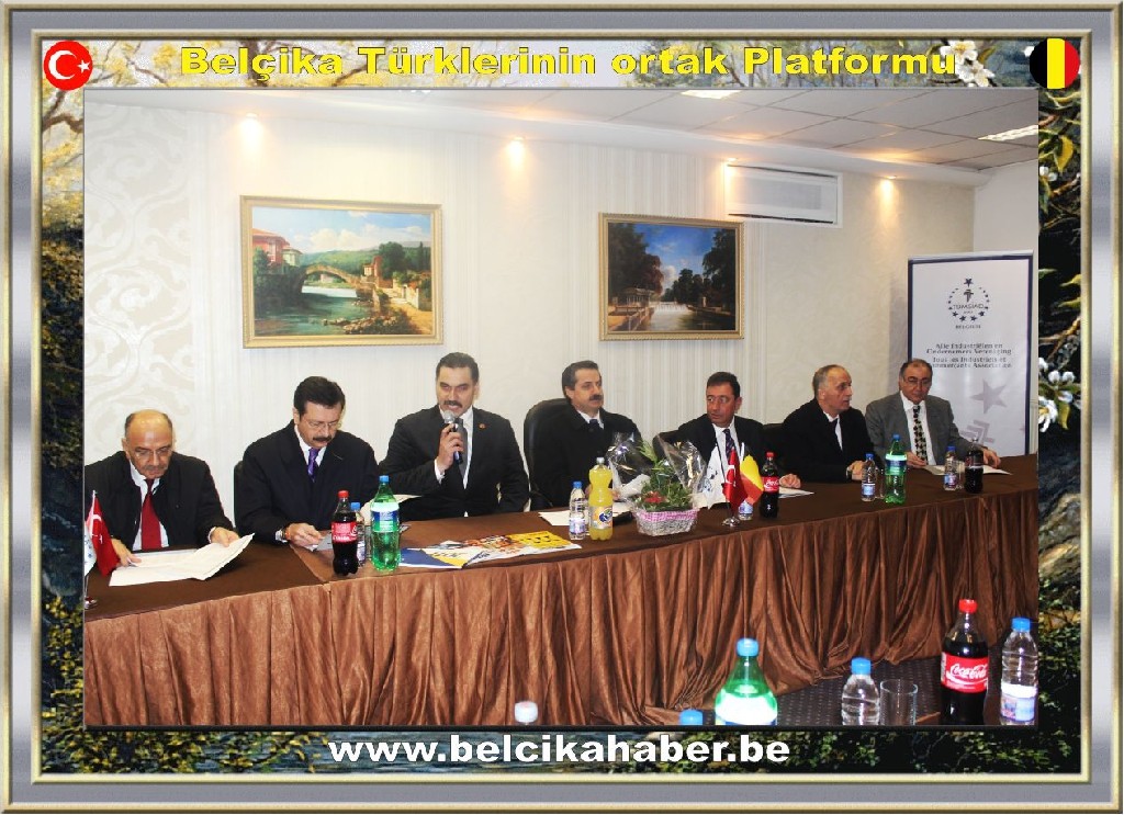 TÜMSİAD Belçika Bakan Faruk ÇELİK 'i ağırladı