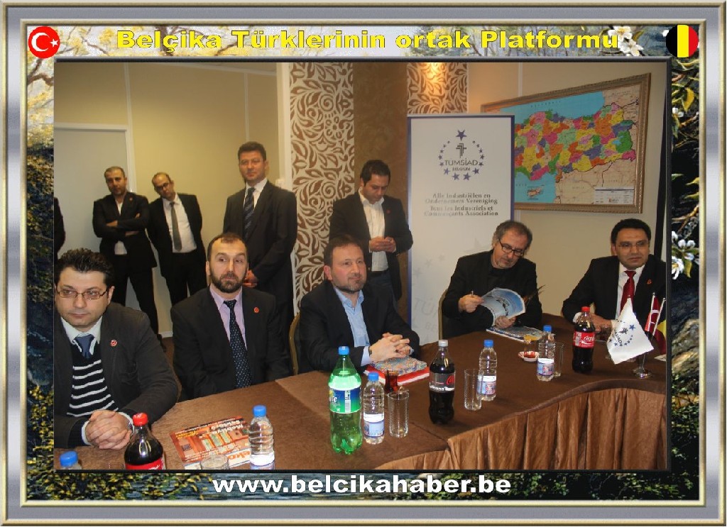 TÜMSİAD Belçika Bakan Faruk ÇELİK 'i ağırladı